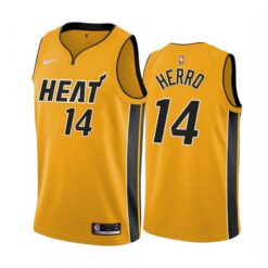 Miami Heat Tyler Herro 2021 Earned Yellow Jersey