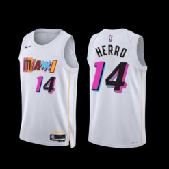 Miami Heat Tyler Herro 2022-23 White City Edition Jersey