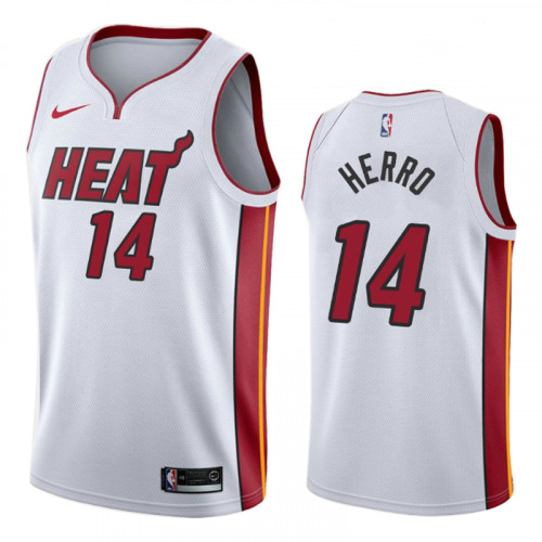 Miami Heat Tyler Herro White Association Jersey Miami Heat Tyler Herro White Association Jersey
