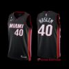 Miami Heat Udonis Haslem 2022-23 Association Edition Jersey White NO.6 Patch
