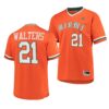 Miami Hurricanes Carson Palmquist College Baseball Jersey Orange