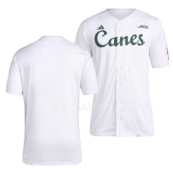 Miami Hurricanes College Baseball White Jersey