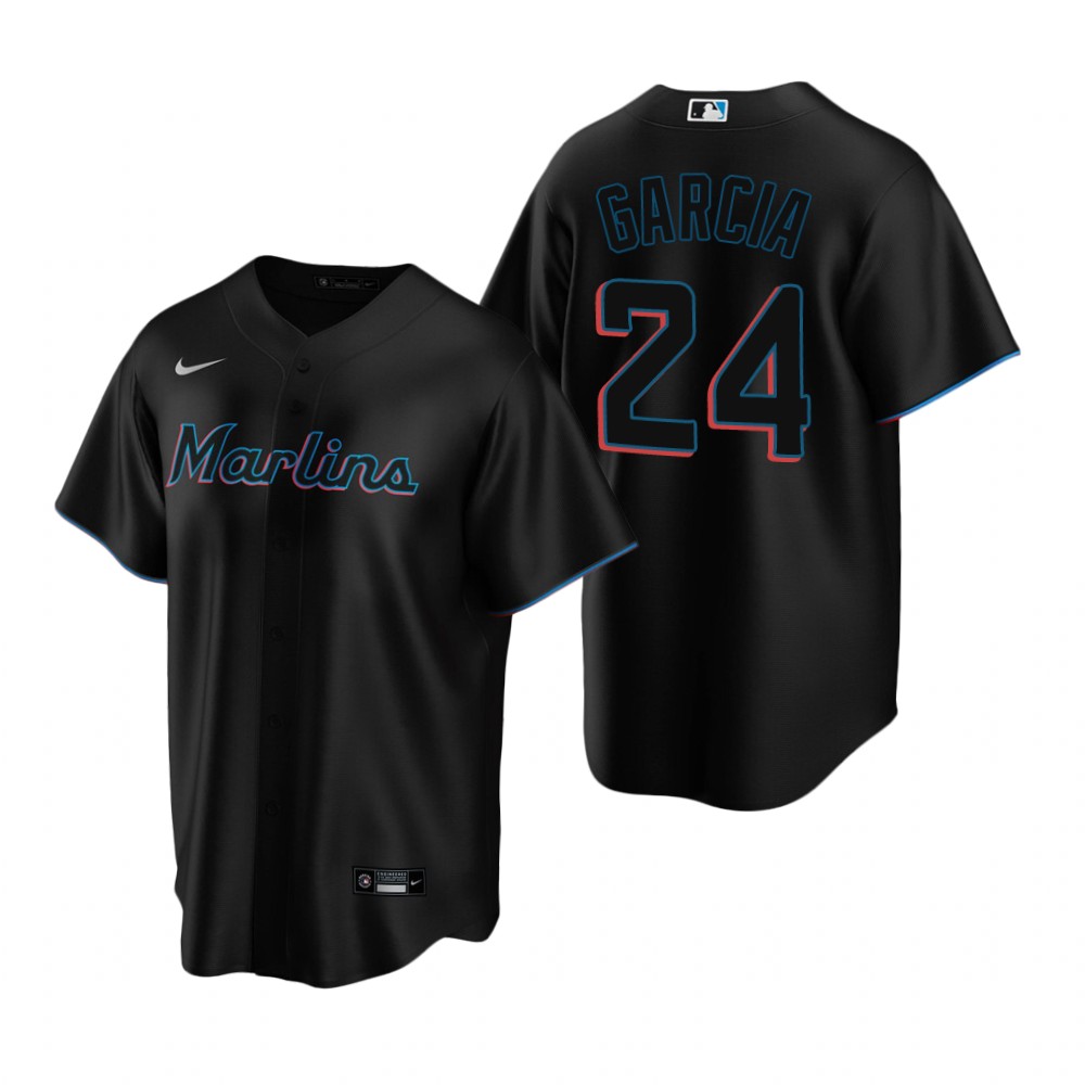 Miami Marlins Avisail Garcia Black Alternate Replica Jersey Miami Marlins Avisail Garcia Black Alternate Replica Jersey