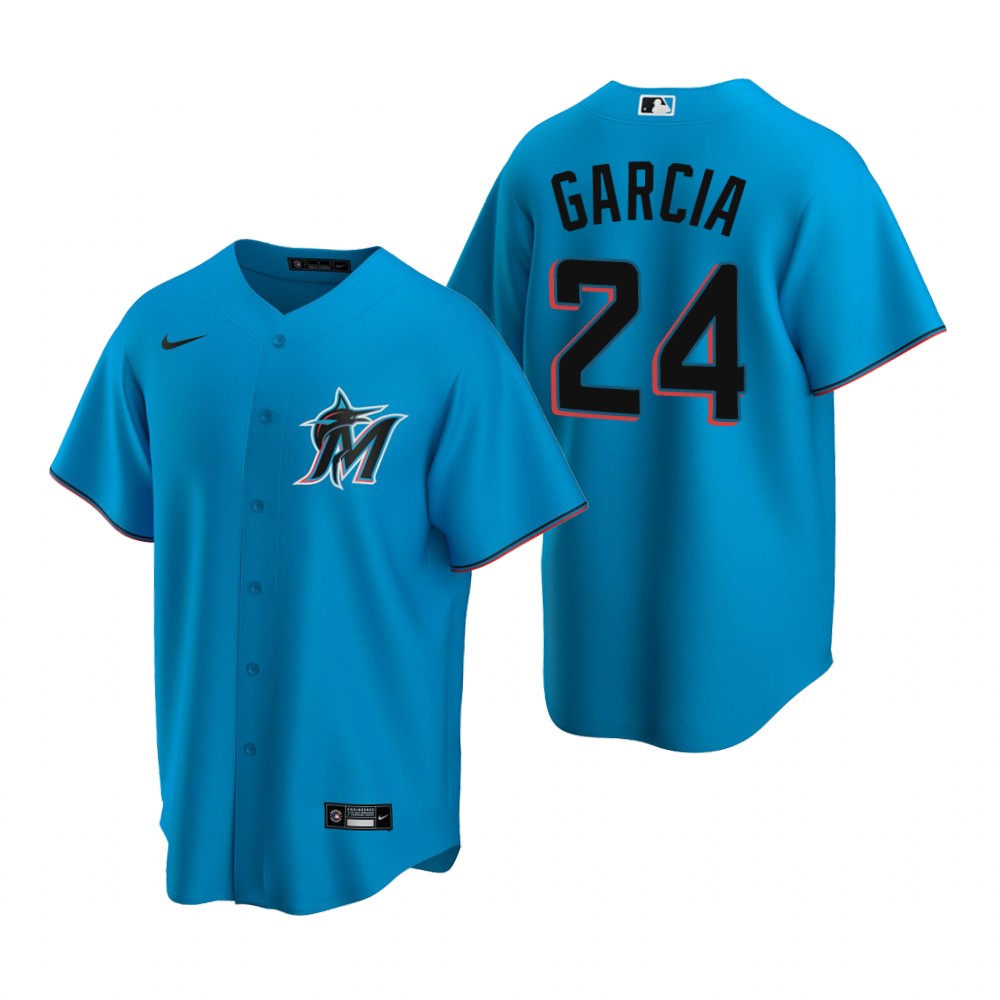 Miami Marlins Avisail Garcia Blue Alternate Replica Jersey Miami Marlins Avisail Garcia Blue Alternate Replica Jersey