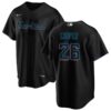 Miami Marlins Garrett Cooper White Home Replica Jersey