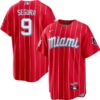 Miami Marlins Jesus Luzardo Blue Alternate Replica Jersey