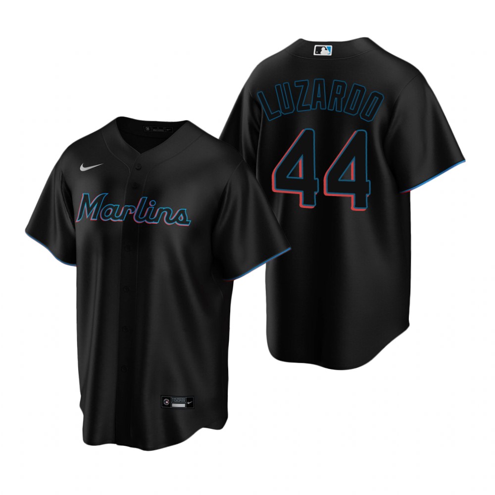 Miami Marlins Jesus Luzardo Black Alternate Replica Jersey Miami Marlins Jesus Luzardo Black Alternate Replica Jersey