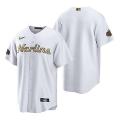 Miami Marlins Team White 2022 All-Star Game Replica Jersey