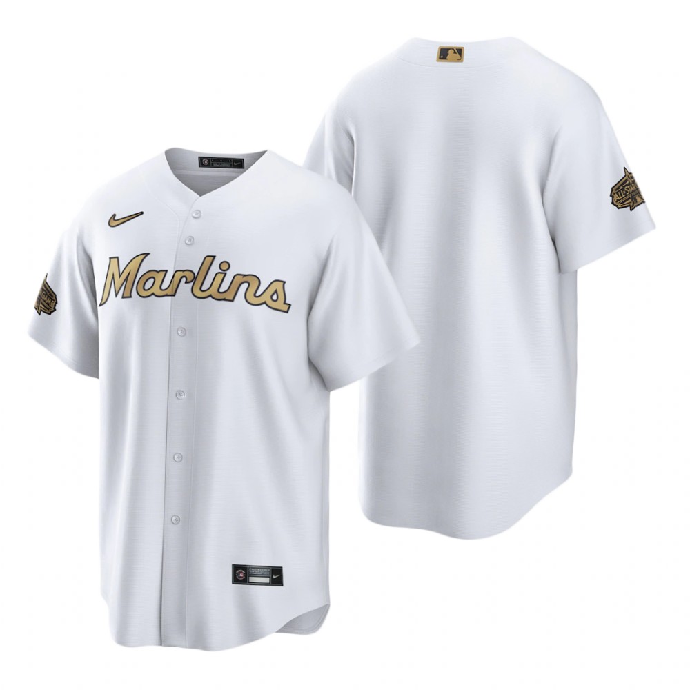 Miami Marlins Team White 2022 All-Star Game Replica Jersey Miami Marlins Team White 2022 All-Star Game Replica Jersey
