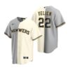 Milwaukee Brewers Christian Yelich Powder Blue 2022 City Connect Replica Jersey