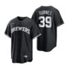 Milwaukee Brewers Christian Yelich Powder Blue Road Cooperstown Jersey