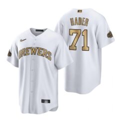 Milwaukee Brewers Josh Hader White 2022 All-Star Game Replica Jersey
