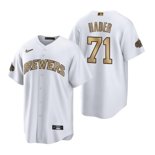 Milwaukee Brewers Josh Hader White 2022 All-Star Game Replica Jersey