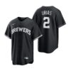 Milwaukee Brewers Luis Urias Powder Blue 2022 City Connect Replica Jersey