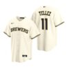 Milwaukee Brewers Rowdy Tellez Powder Blue 2022 City Connect Replica Jersey
