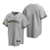Milwaukee Brewers Team Black White Fashion Replica Jersey