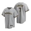 Milwaukee Brewers Tyrone Taylor Powder Blue 2022 City Connect Replica Jersey