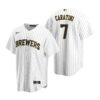 Milwaukee Brewers William Contreras Gray Road Replica Jersey