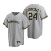Milwaukee Brewers Victor Caratini Nike Navy Alternate Replica Jersey