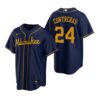Milwaukee Brewers William Contreras Powder Blue City Connect Replica Jersey