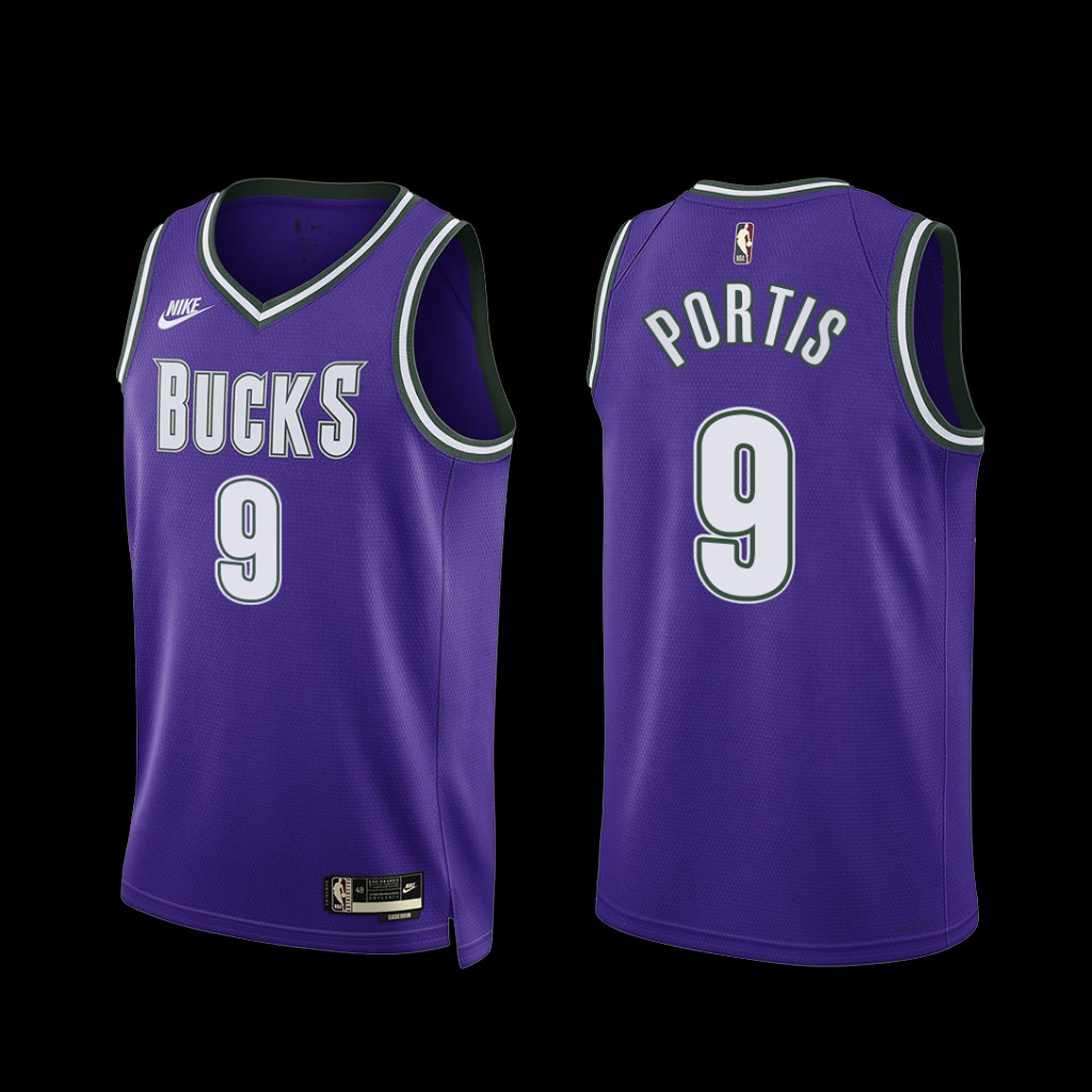 Milwaukee Bucks Bobby Portis 2022-23 Purple Classic Edition Jersey Milwaukee Bucks Bobby Portis 2022-23 Purple Classic Edition Jersey