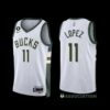 Milwaukee Bucks Bobby Portis 2022-23 Icon Edition NO.6 Patch Jersey Green