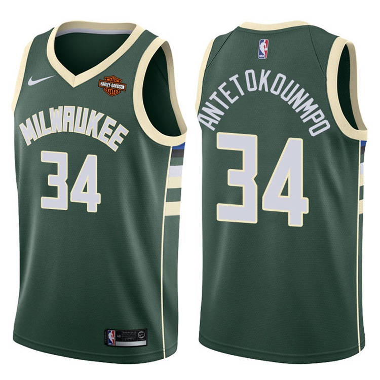Milwaukee Bucks Giannis Antetokounmpo Green Icon Jersey Milwaukee Bucks Giannis Antetokounmpo Green Icon Jersey