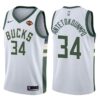 Milwaukee Bucks Giannis Antetokounmpo Green Icon Jersey