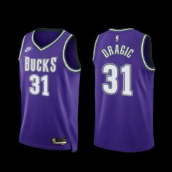 Milwaukee Bucks Goran Dragic 2022-23 Classic Edition Jersey Purple