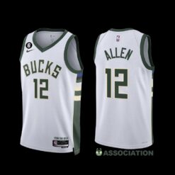 Milwaukee Bucks Grayson Allen 2022-23 Association Edition Jersey White