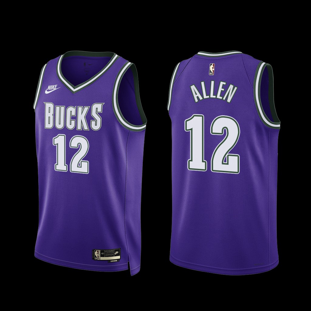 Milwaukee Bucks Grayson Allen 2022-23 Classic Edition Jersey Purple Milwaukee Bucks Grayson Allen 2022-23 Classic Edition Jersey Purple