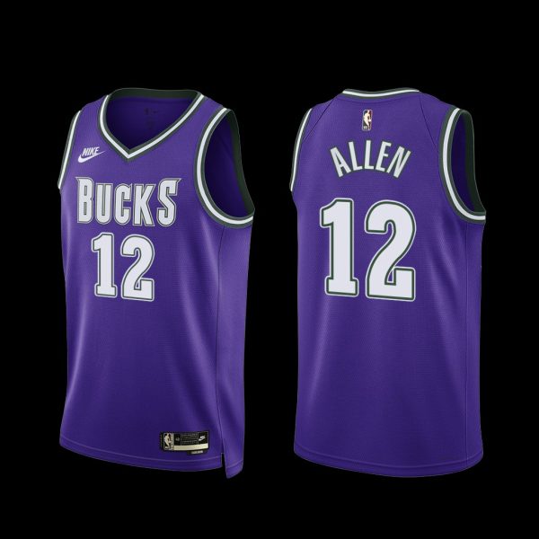 Milwaukee Bucks Grayson Allen 2022-23 Classic Edition Jersey Purple Milwaukee Bucks Grayson Allen 2022-23 Classic Edition Jersey Purple