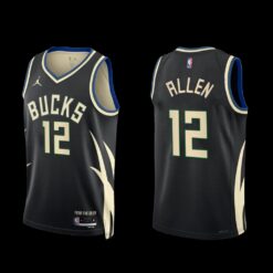 Milwaukee Bucks Grayson Allen 2022-23 Statement Edition Jersey Black