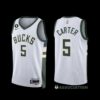 Milwaukee Bucks Jevon Carter 2022-23 City Edition Jersey Blue