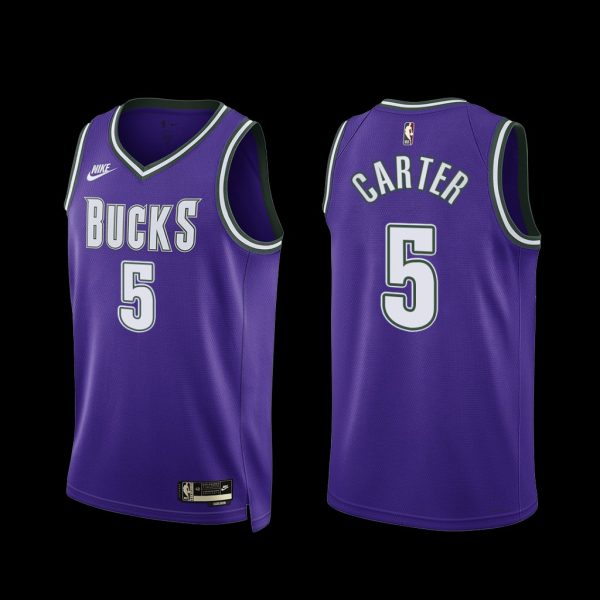 Milwaukee Bucks Jevon Carter 2022-23 Purple Classic Edition Jersey Milwaukee Bucks Jevon Carter 2022-23 Purple Classic Edition Jersey