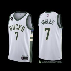 Milwaukee Bucks Joe Ingles 2022-23 Association Edition Jersey White