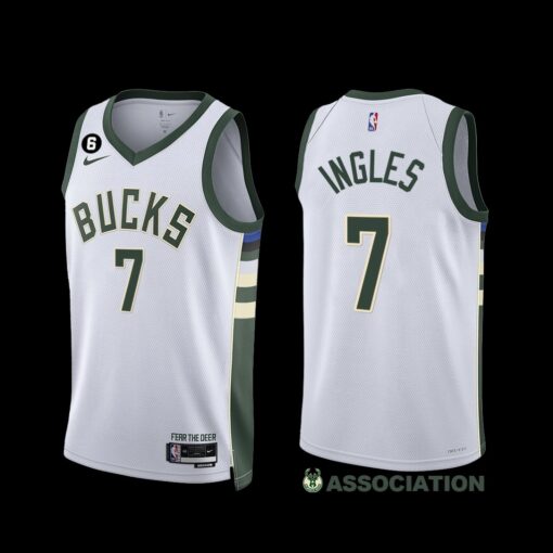 Milwaukee Bucks Joe Ingles 2022-23 Association Edition Jersey White