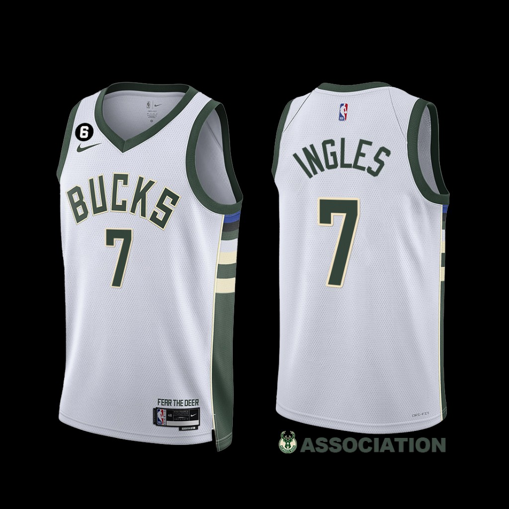 Milwaukee Bucks Joe Ingles 2022-23 Association Edition Jersey White Milwaukee Bucks Joe Ingles 2022-23 Association Edition Jersey White