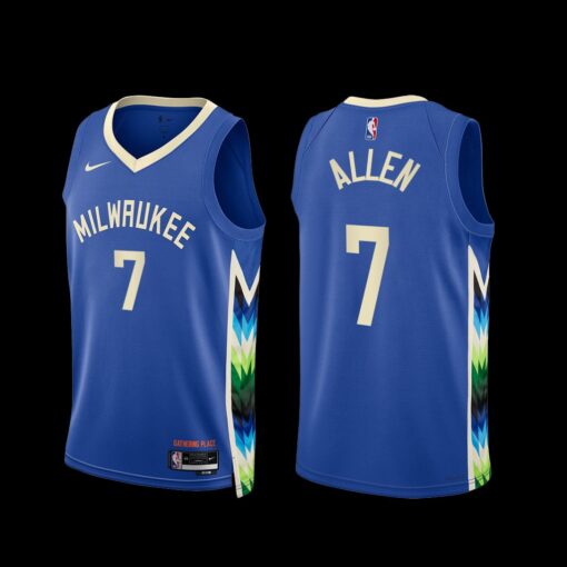 Milwaukee Bucks Joe Ingles 2022-23 City Edition Jersey Blue