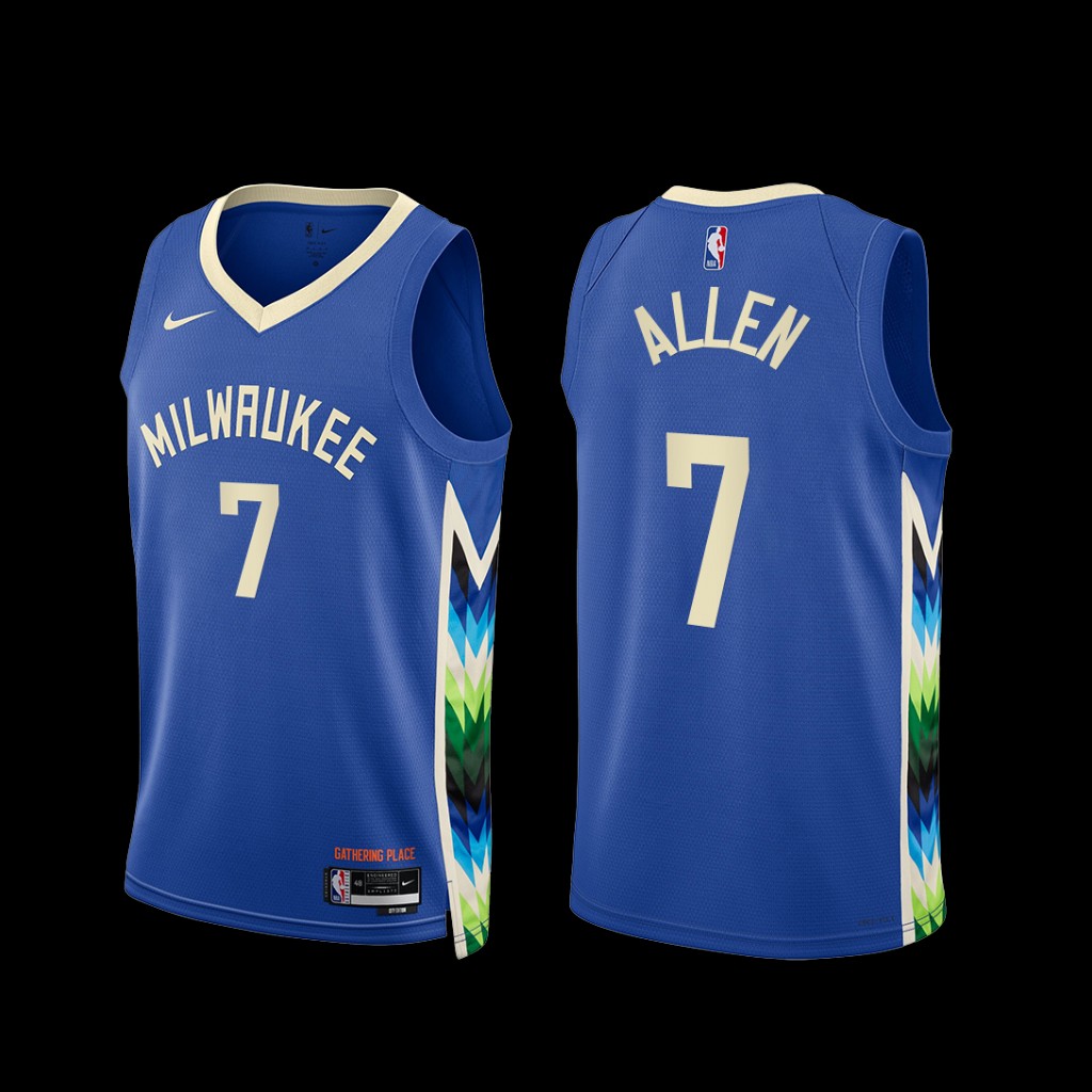 Milwaukee Bucks Joe Ingles 2022-23 City Edition Jersey Blue Milwaukee Bucks Joe Ingles 2022-23 City Edition Jersey Blue