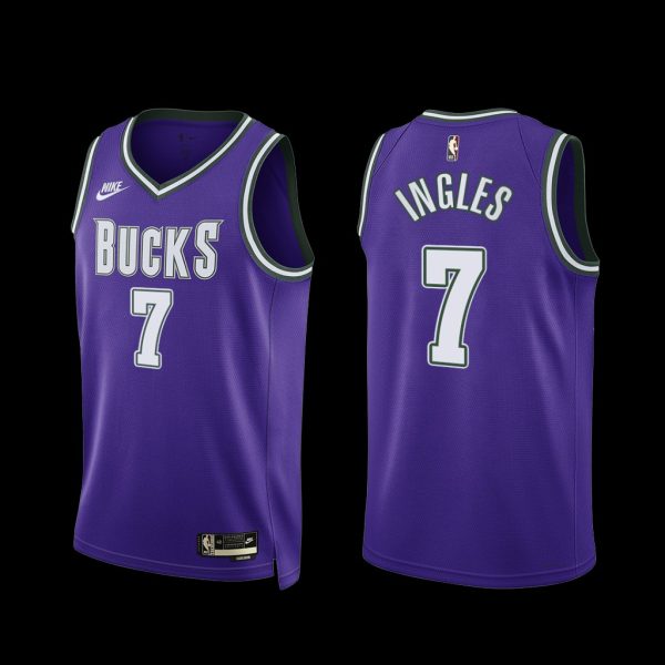Milwaukee Bucks Joe Ingles 2022-23 Classic Edition Jersey Purple Milwaukee Bucks Joe Ingles 2022-23 Classic Edition Jersey Purple