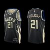 Milwaukee Bucks Joe Ingles 2022-23 Statement Edition Jersey Black