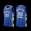 Milwaukee Bucks Khris Middleton 2022-23 Icon Edition NO.6 Patch Jersey Green