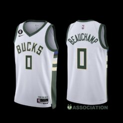 Milwaukee Bucks MarJon Beauchamp 2022-23 Association Edition Jersey White