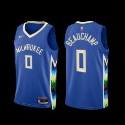 Milwaukee Bucks MarJon Beauchamp 2022-23 City Edition Jersey Blue