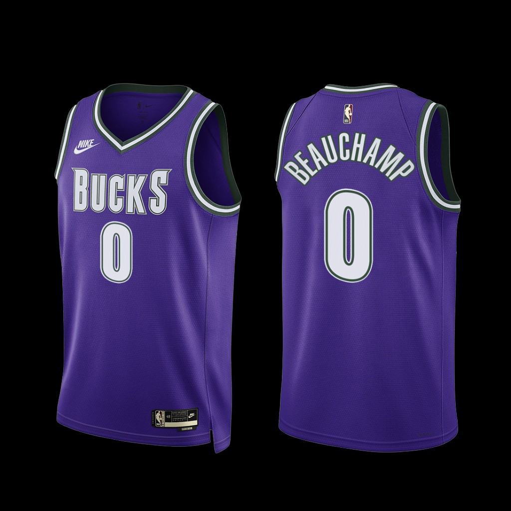 Milwaukee Bucks MarJon Beauchamp 2022-23 Purple Classic Edition Jersey Milwaukee Bucks MarJon Beauchamp 2022-23 Purple Classic Edition Jersey