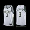 Milwaukee Bucks Meyers Leonard 2022-23 Blue City Edition Jersey