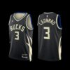 Milwaukee Bucks Meyers Leonard 2022-23 Green Icon Edition Jersey