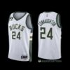 Milwaukee Bucks Meyers Leonard 2022-23 Black Statement Edition Jersey