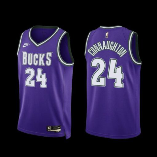 Milwaukee Bucks Pat Connaughton 2022-23 Purple Classic Edition Jersey